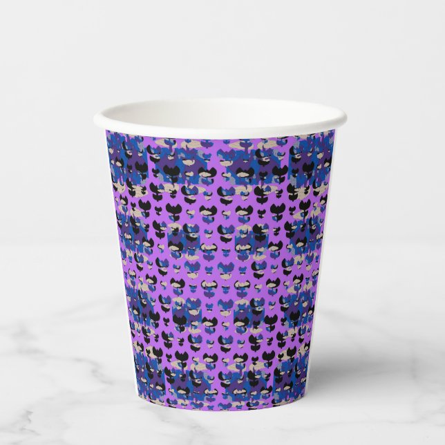 Contained Sky Flame Tulip Paper Cups (Front)
