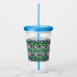 Contained Sky Flame Wings Acrylic Tumbler