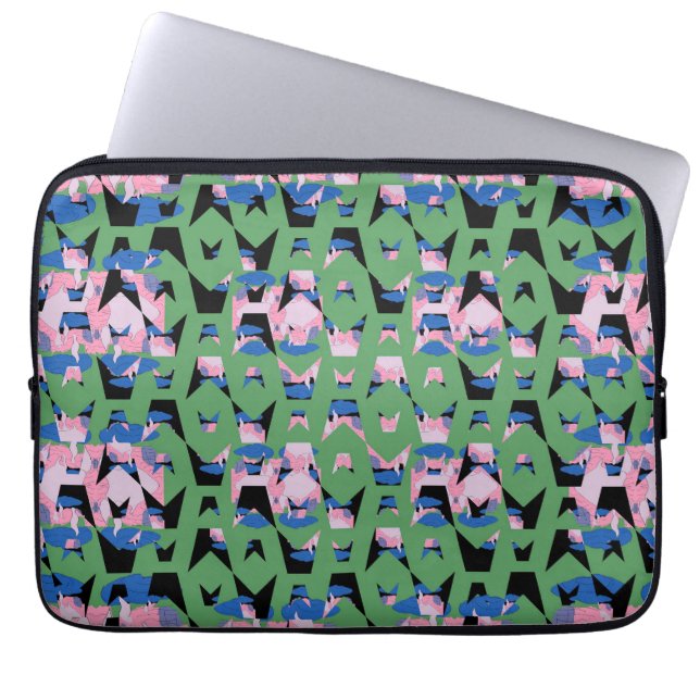 Contained Sky Flame Wings Laptop Sleeve (Front)