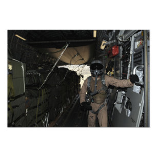 Container Delivery System bundles exit a C-17 Photo Print