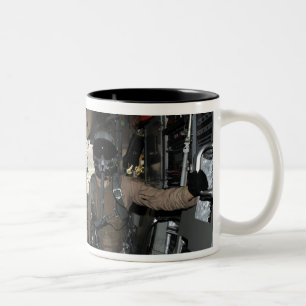 Container Delivery System bundles exit a C-17 Two-Tone Coffee Mug