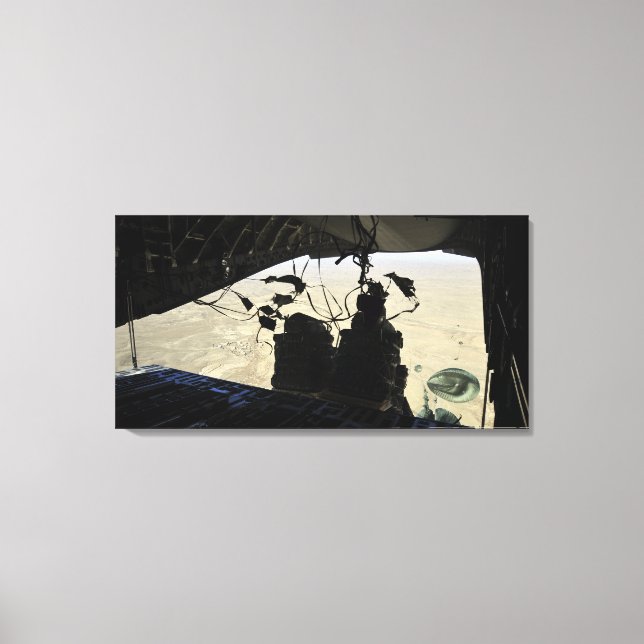 Container Delivery System bundles exit Canvas Print (Front)