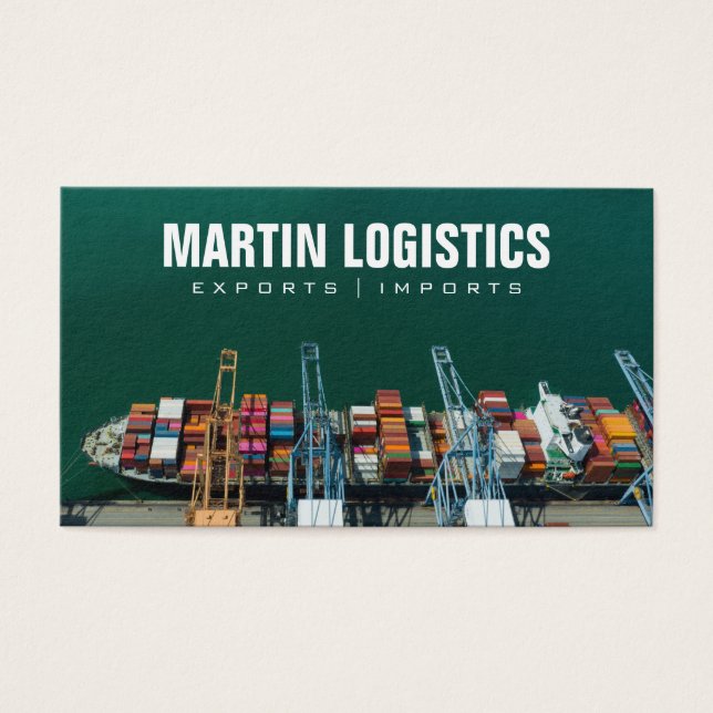 Container Ship | Logistics | Port (Front)