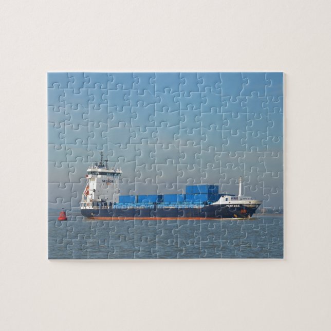 Container Ship Vantage Jigsaw Puzzle (Horizontal)