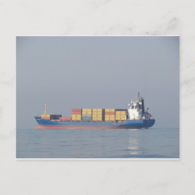 Container Ship Volos Postcard (Front)