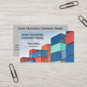 Containers / Trucking Business Card