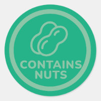 Contains Nuts Allergy Warning Peanut Cashew Bakery