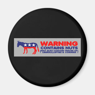 Contains nuts anti liberal magnet