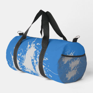 Contempaary Vivid Sky Blue Gym & Travel Duffle Bag
