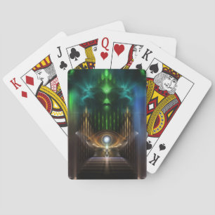 Contemplating Oz Fractal Art Playing Cards