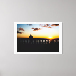 Contemplation at Twilight Canvas Print