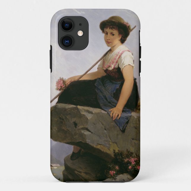 Contemplation (oil on panel) Case-Mate iPhone case (Back)