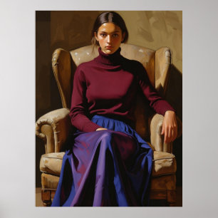 Contemplations Large Size Poster   Wall Art
