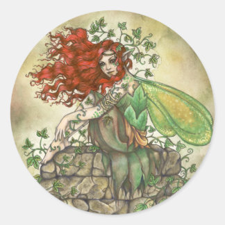 Contemplative Fairy Sticker