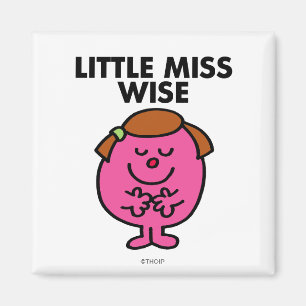 Contemplative Little Miss Wise Magnet
