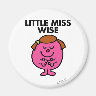 Contemplative Little Miss Wise Magnet