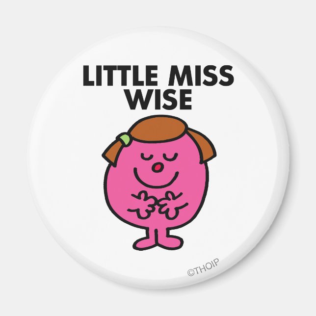Contemplative Little Miss Wise Magnet (Front)