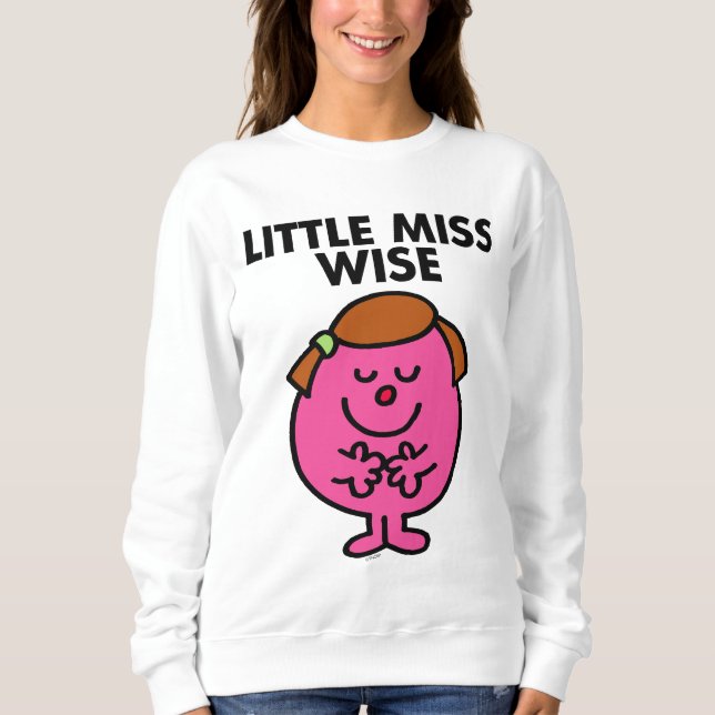 Contemplative Little Miss Wise Sweatshirt (Front)