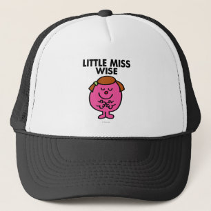 Contemplative Little Miss Wise Trucker Hat