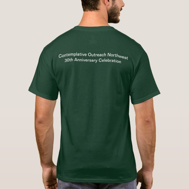 Contemplative Outreach Northwest 30th anniversary T-Shirt (Back)