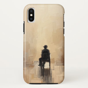 Contemplative Silhouette Mobile Case