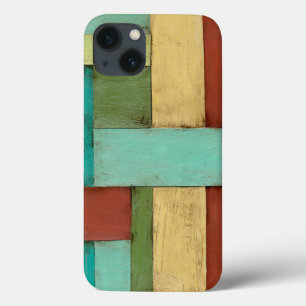 Contempoary Coastal Multicolored Painting iPhone 13 Case