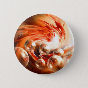 Contemporary Abstract 6 Cm Round Badge