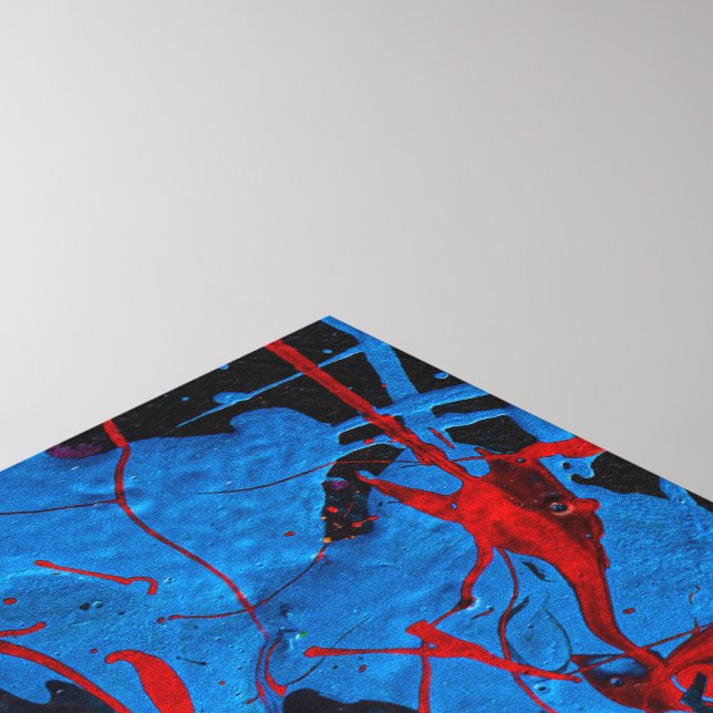 Contemporary Abstract Art : Electric Canvas Print (Corner(Top))