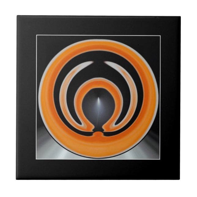 Contemporary Abstract Art Tile (Front)