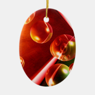 Contemporary Abstract Artwork by Serdar Hizli Ceramic Tree Decoration