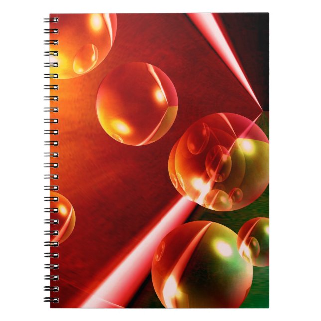 Contemporary Abstract Artwork by Serdar Hizli Notebook (Front)