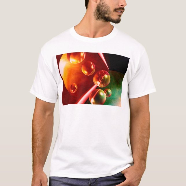 Contemporary Abstract Artwork by Serdar Hizli T-Shirt (Front)