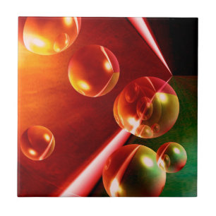 Contemporary Abstract Artwork by Serdar Hizli Tile