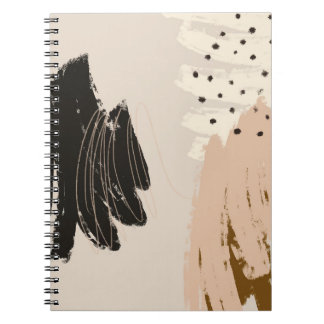 Contemporary abstract artwork,  decorative backgro notebook