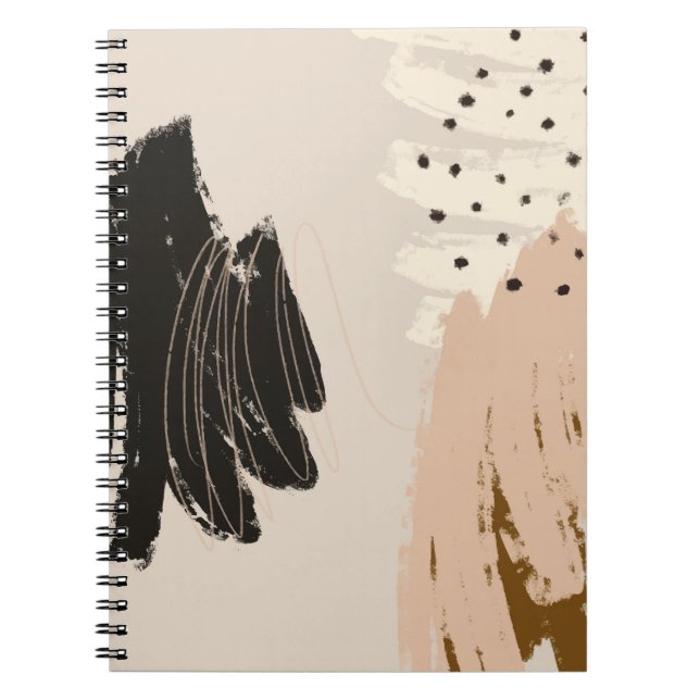 Contemporary abstract artwork,  decorative backgro notebook (Front)