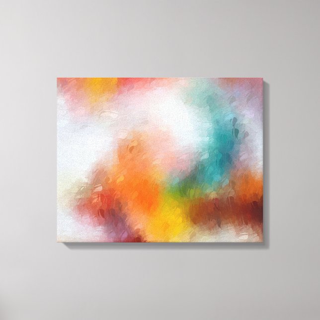 Contemporary Abstract Canvas Print (Front)