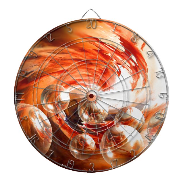 Contemporary Abstract Dartboard (Front)
