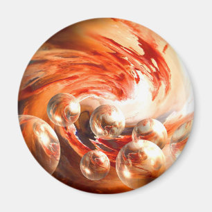 Contemporary Abstract Magnet