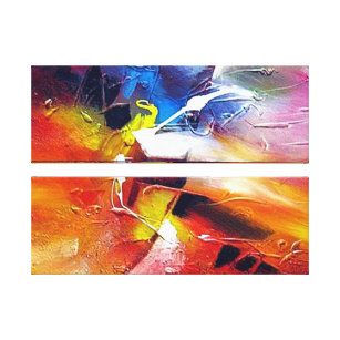 Contemporary Abstract Painting Canvas Print