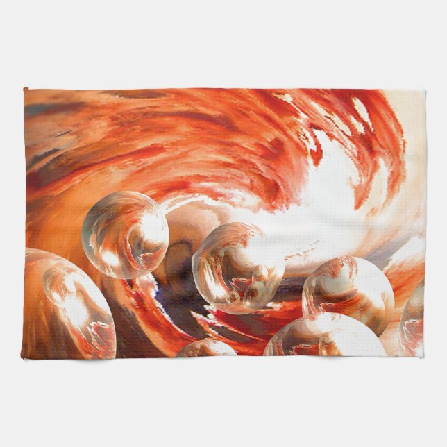 Contemporary Abstract Tea Towel (Horizontal)