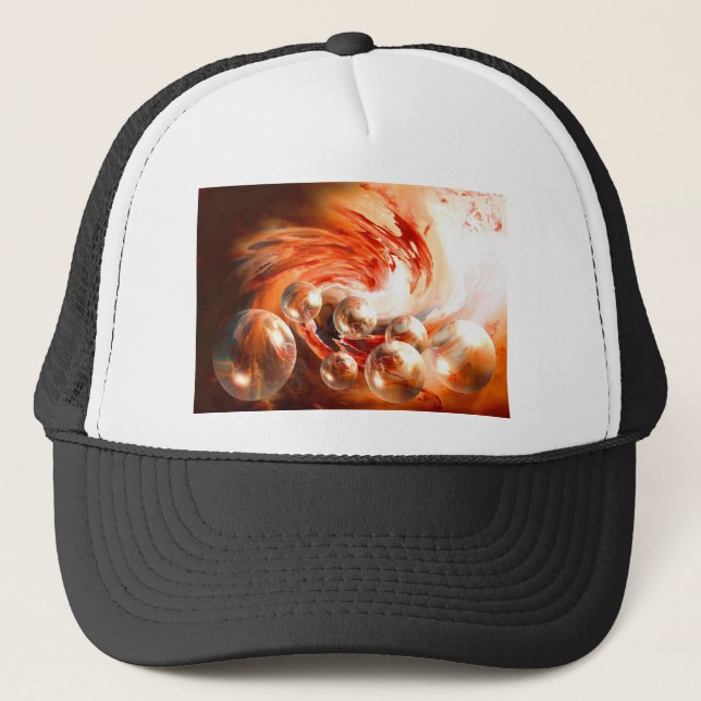 Contemporary Abstract Trucker Hat (Front)