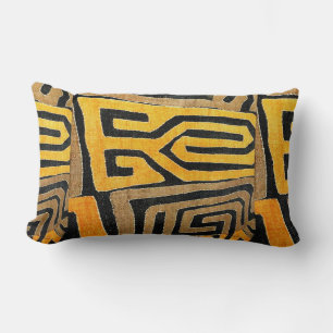 Contemporary African Lumbar Cushion