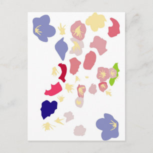 Contemporary african pattern postcard