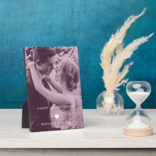 Contemporary Anniversary Plaque with Table Easel S