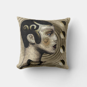 Contemporary: Art Deco/Art Nouveau Style Cushion