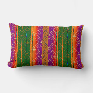 Contemporary Art Deco Design  Lumbar Cushion