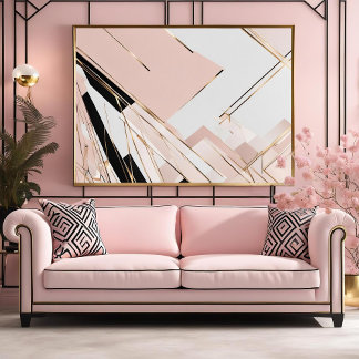 Contemporary Art Deco Inspired unframed Poster