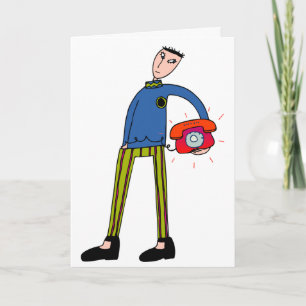 Contemporary Art Greeting Card