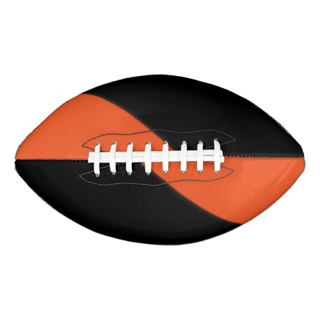 Contemporary Art Orange / Black Football (Front)
