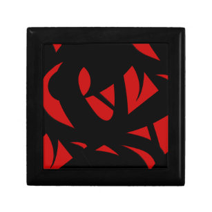 Contemporary Art Red / Black Gift Box